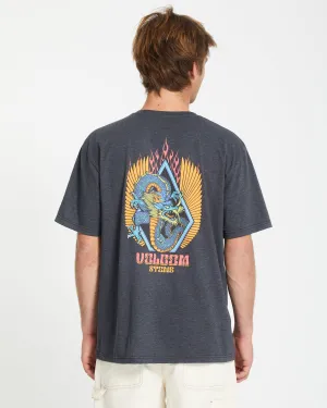 Draggin Stone T-shirt - HEATHER BLACK
