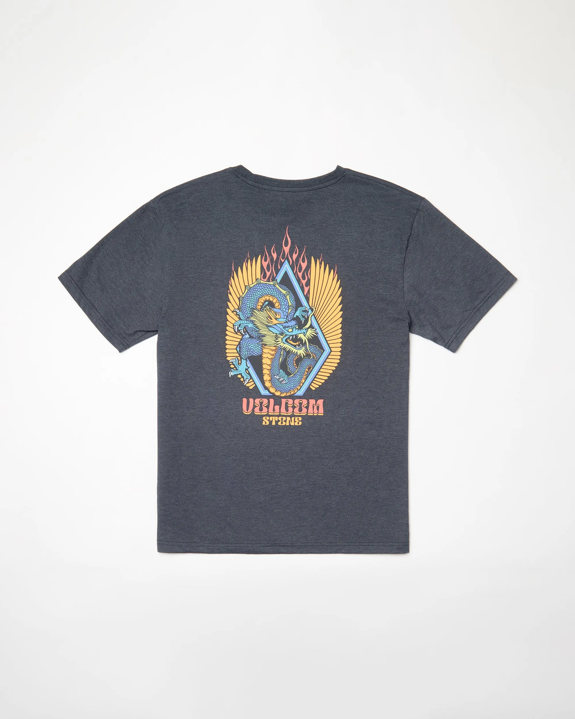 Draggin Stone T-shirt - HEATHER BLACK