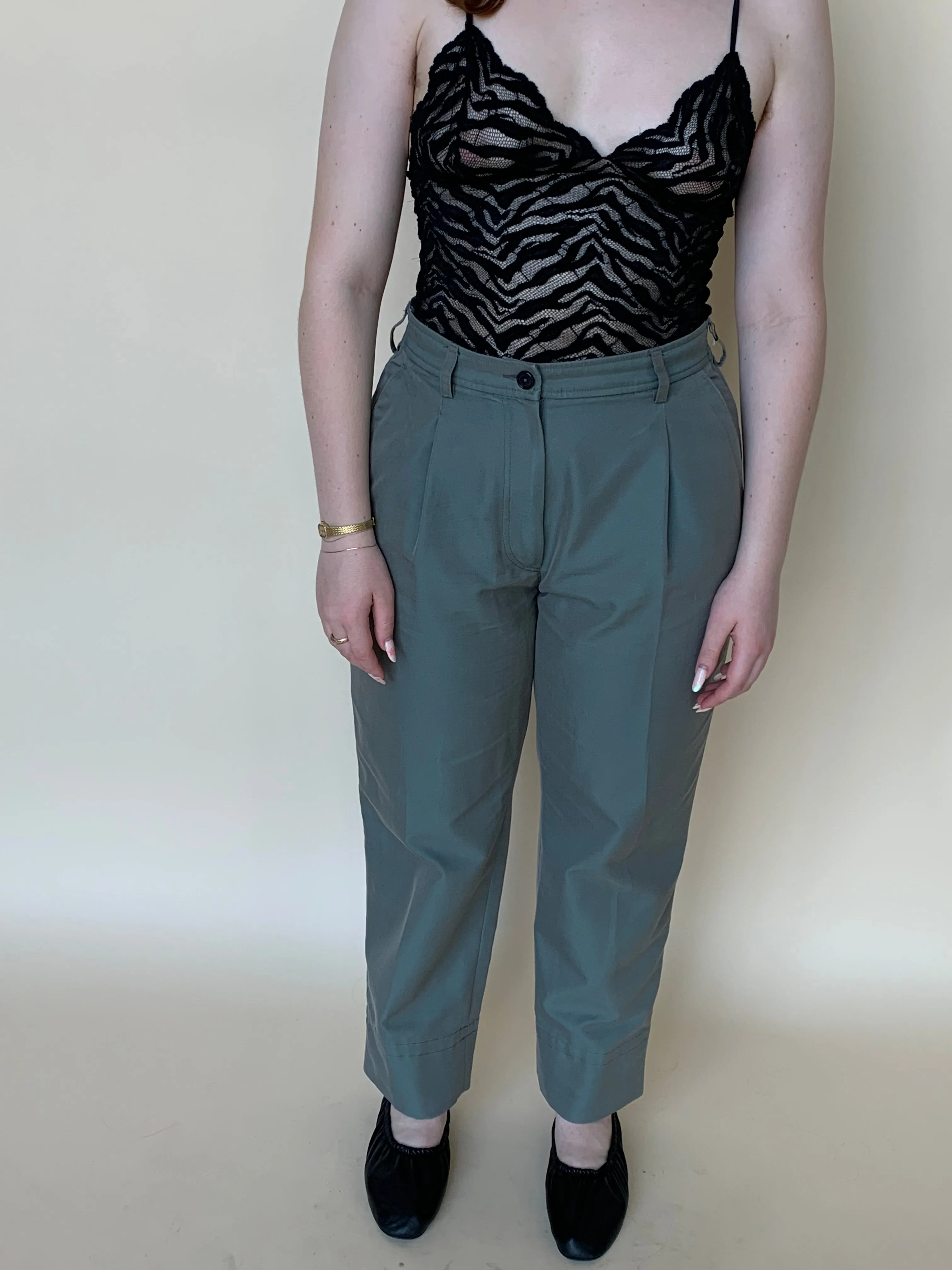 Dries van Noten twill trousers