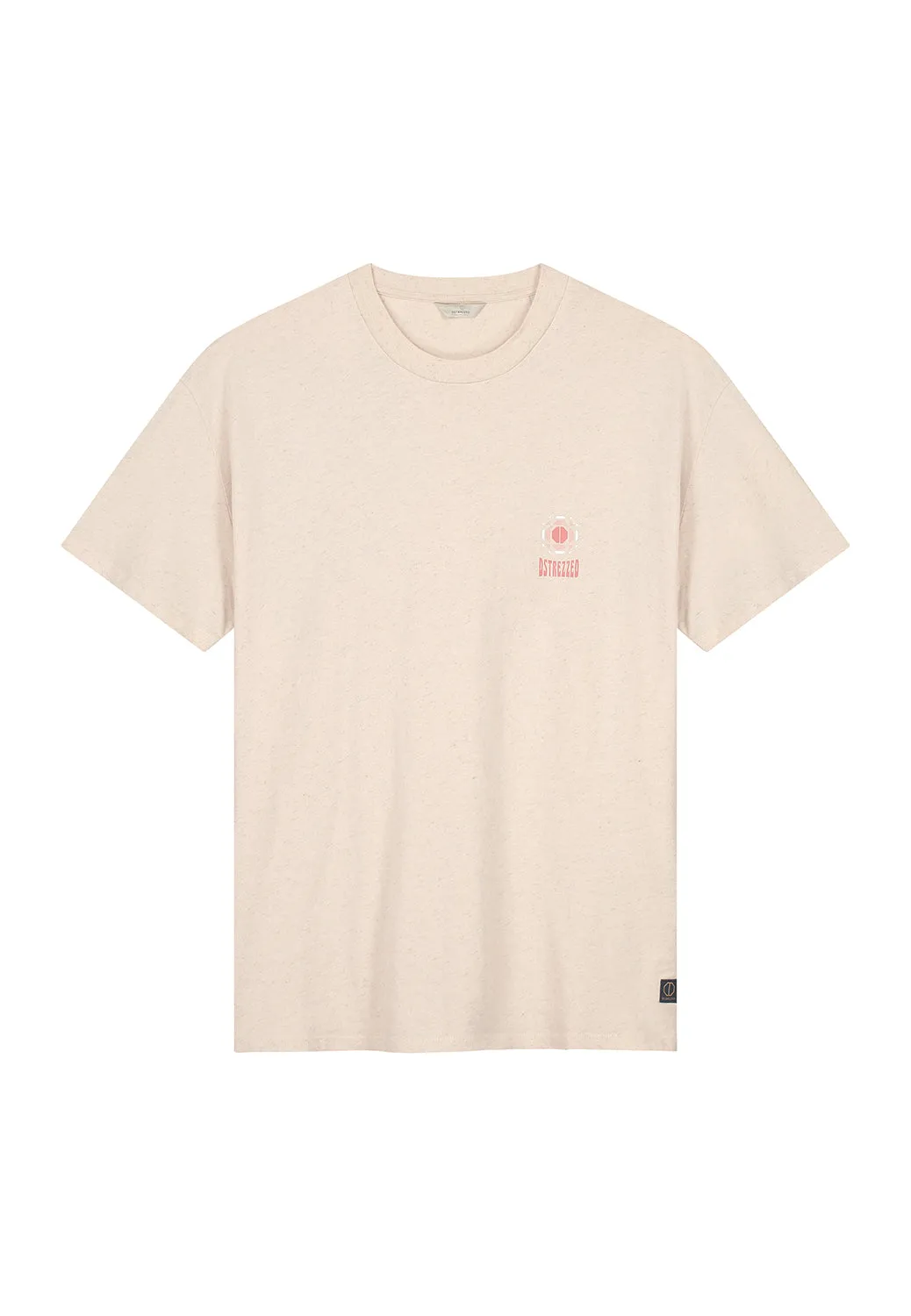 DSTREZZED GRAPHIC LOOSE FIT CREW NAPS T-SHIRT 202868