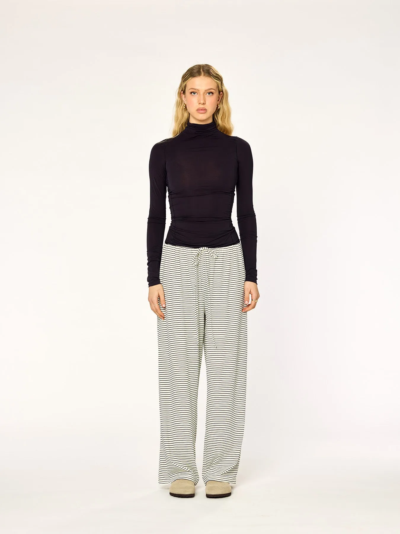 EASE - Lounge Pants • Striped Navy