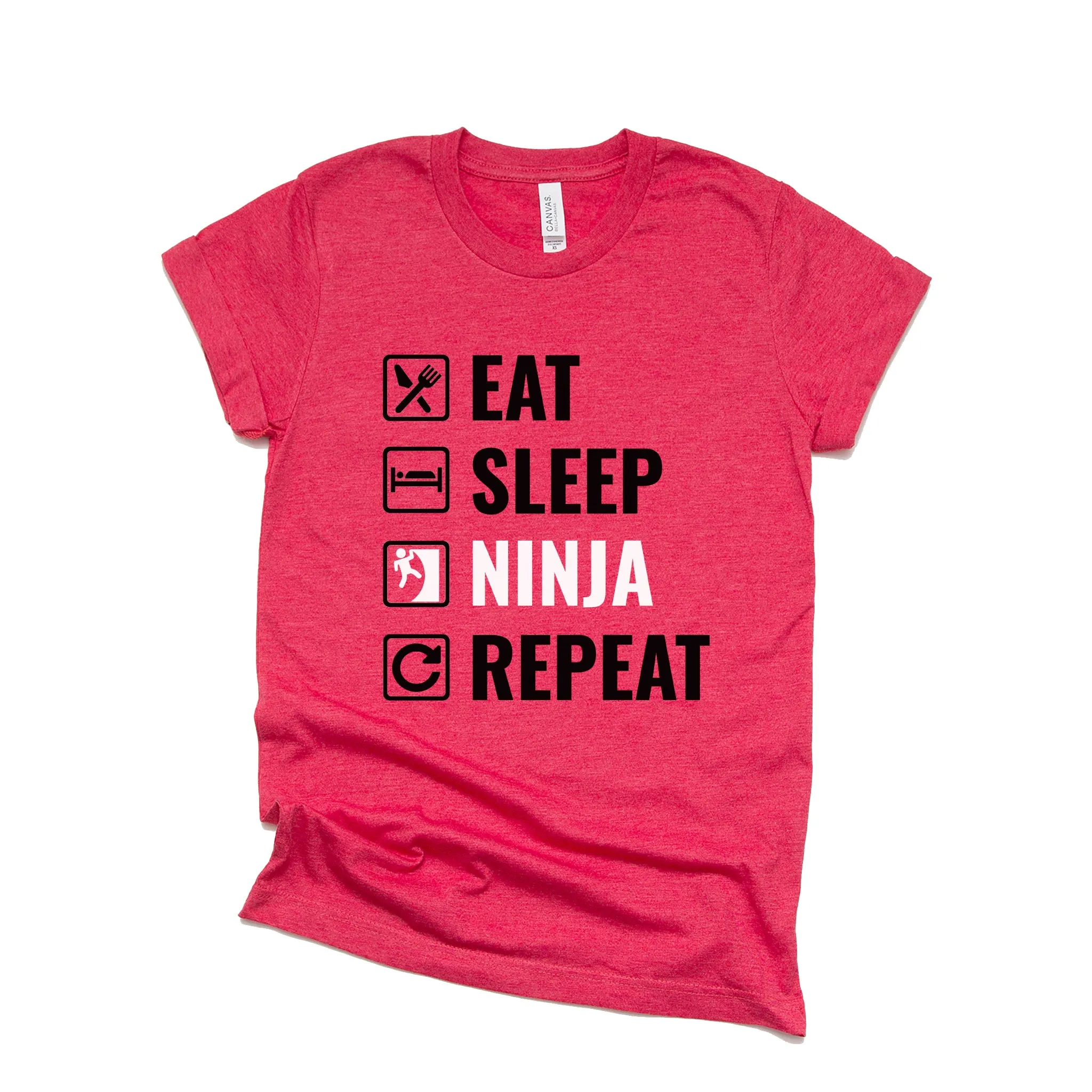 Eat Sleep Ninja Shirt, Ninja Warrior Shirt, Ninja in Training, Ameraican Ninja Warrior