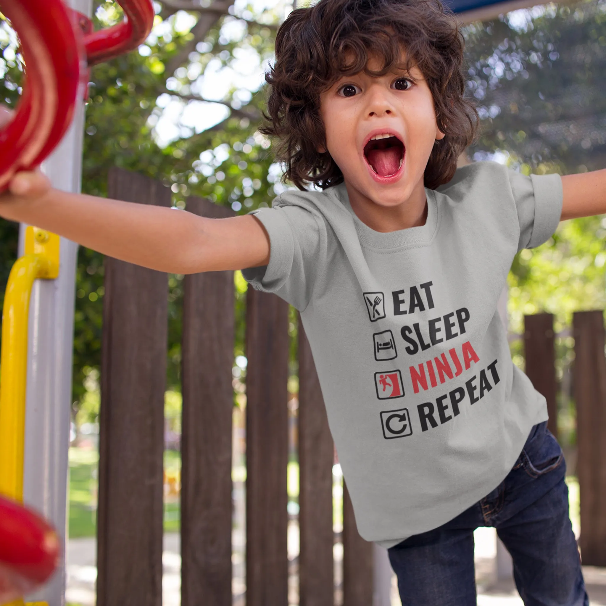 Eat Sleep Ninja Shirt, Ninja Warrior Shirt, Ninja in Training, Ameraican Ninja Warrior