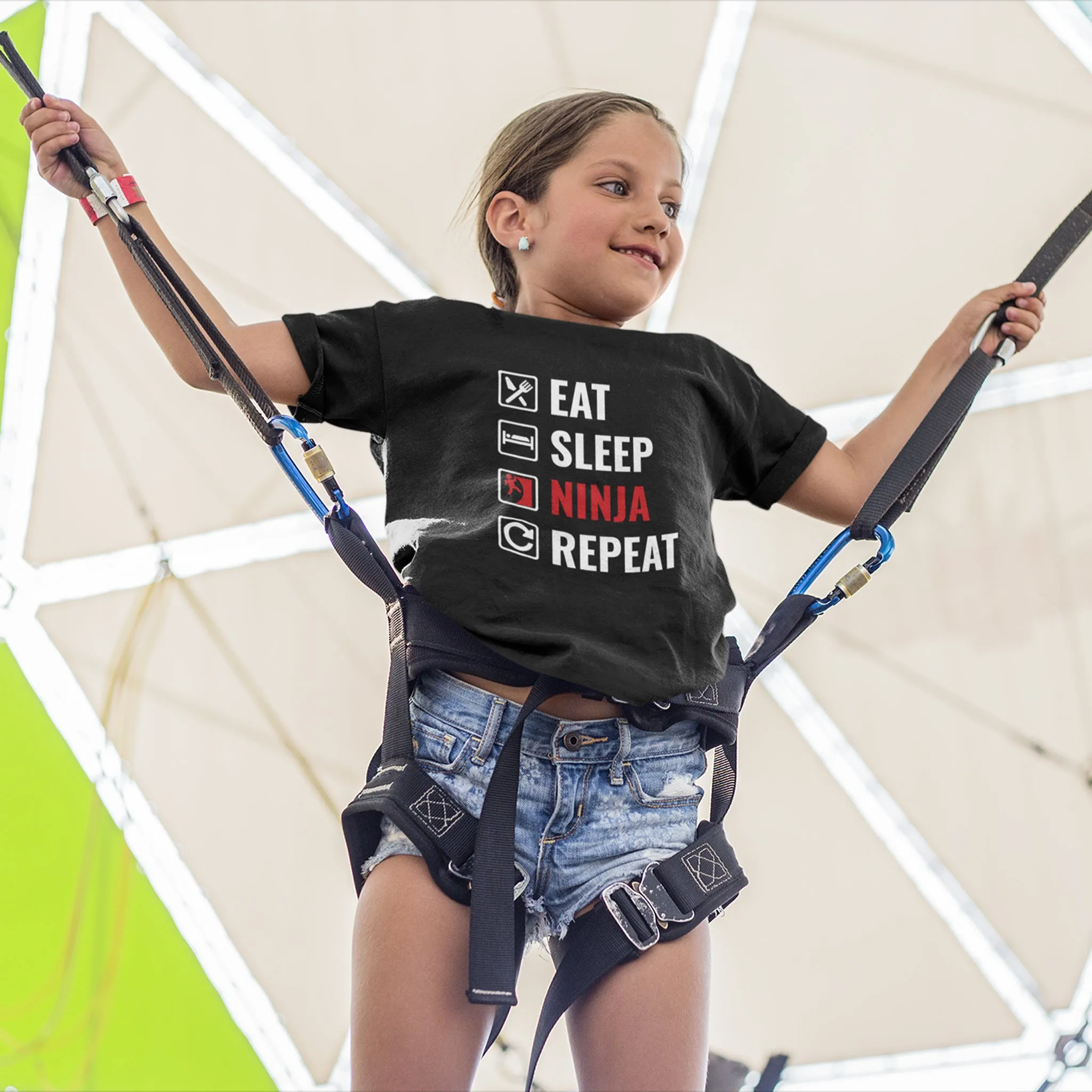Eat Sleep Ninja Shirt, Ninja Warrior Shirt, Ninja in Training, Ameraican Ninja Warrior