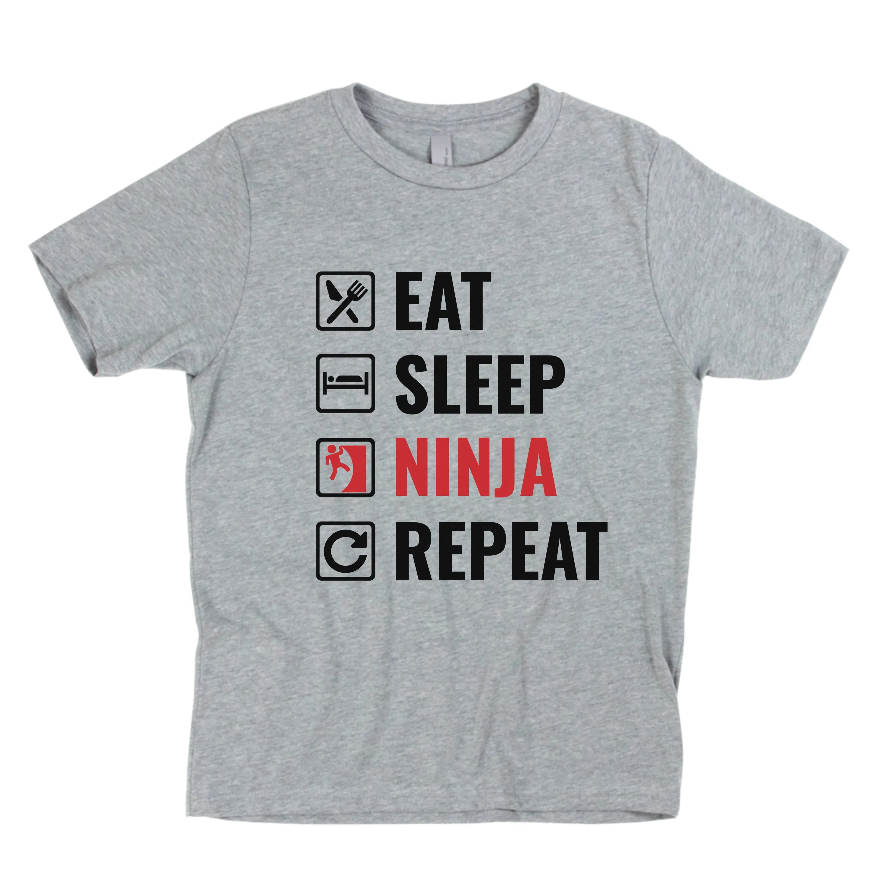 Eat Sleep Ninja Shirt, Ninja Warrior Shirt, Ninja in Training, Ameraican Ninja Warrior