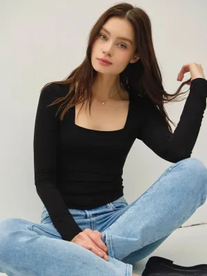 Eden Square Neck Long Sleeve