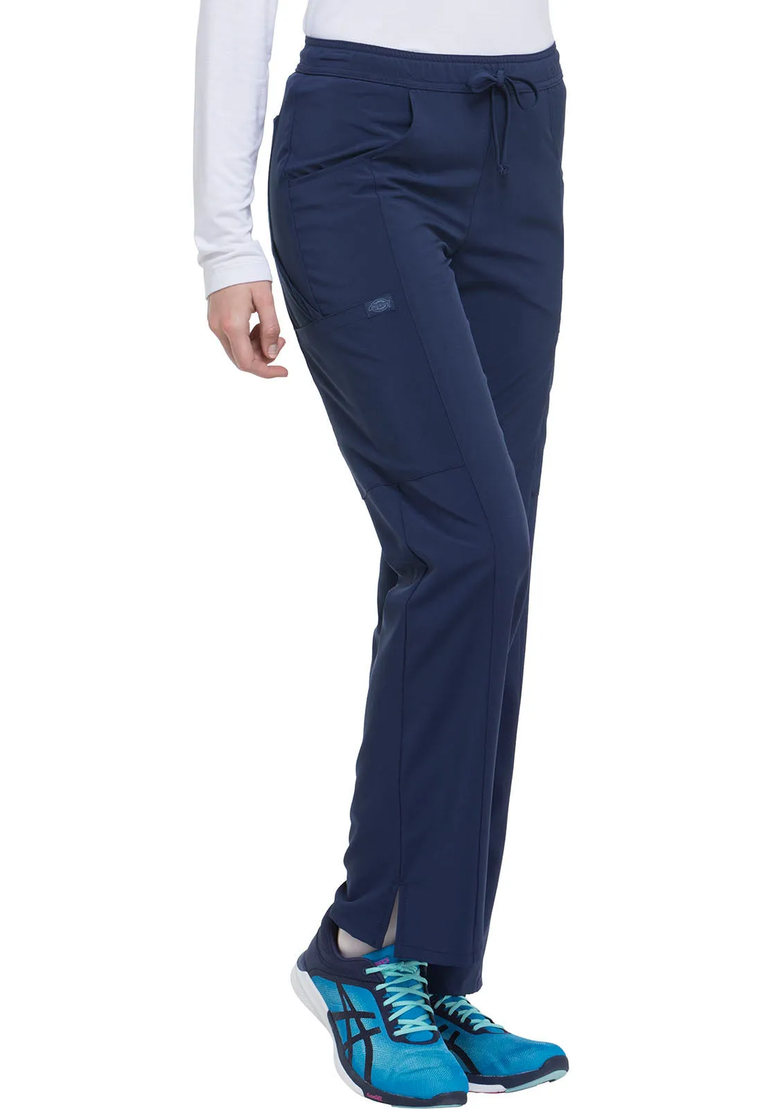 EDS Essentials DK010 Mid Rise Straight Leg Drawstring Pants Navy
