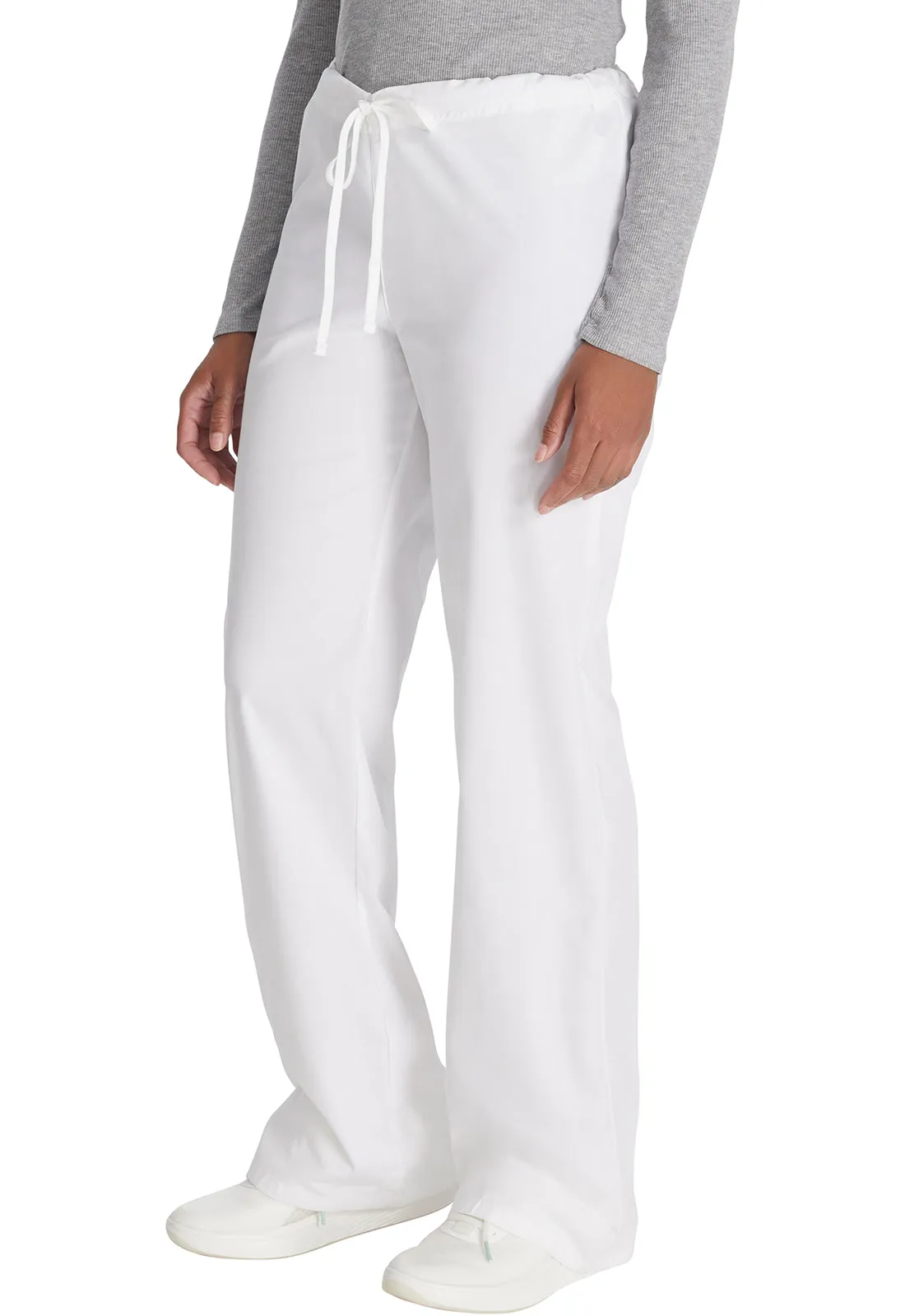 EDS Signature 83006 Unisex Drawstring Pants White