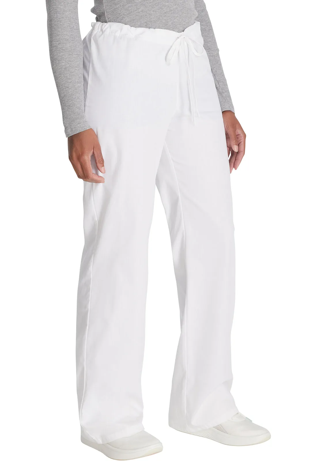 EDS Signature 83006 Unisex Drawstring Pants White