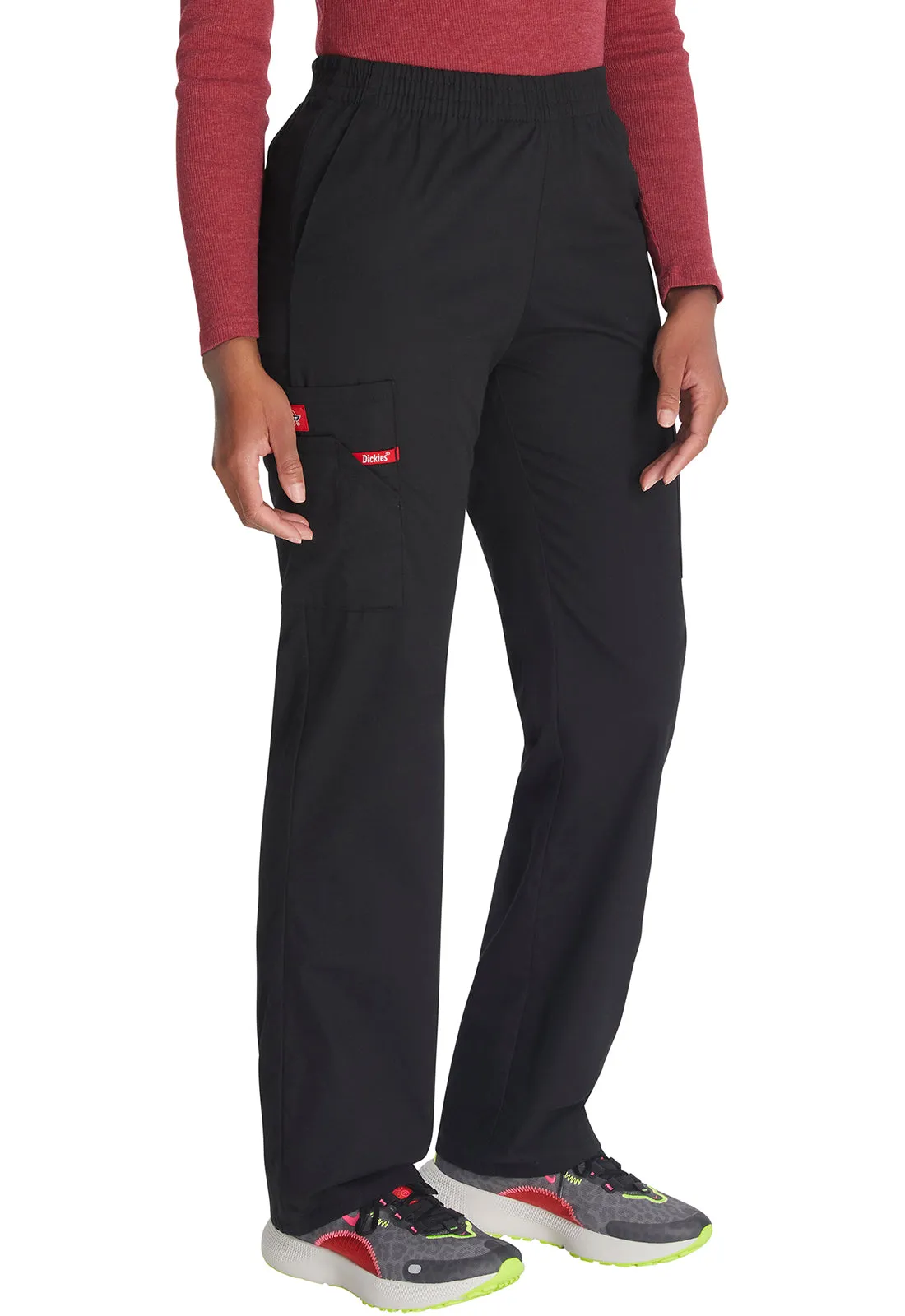 EDS Signature 86106 Natural Rise Tapered Leg Pull-On Pants Black