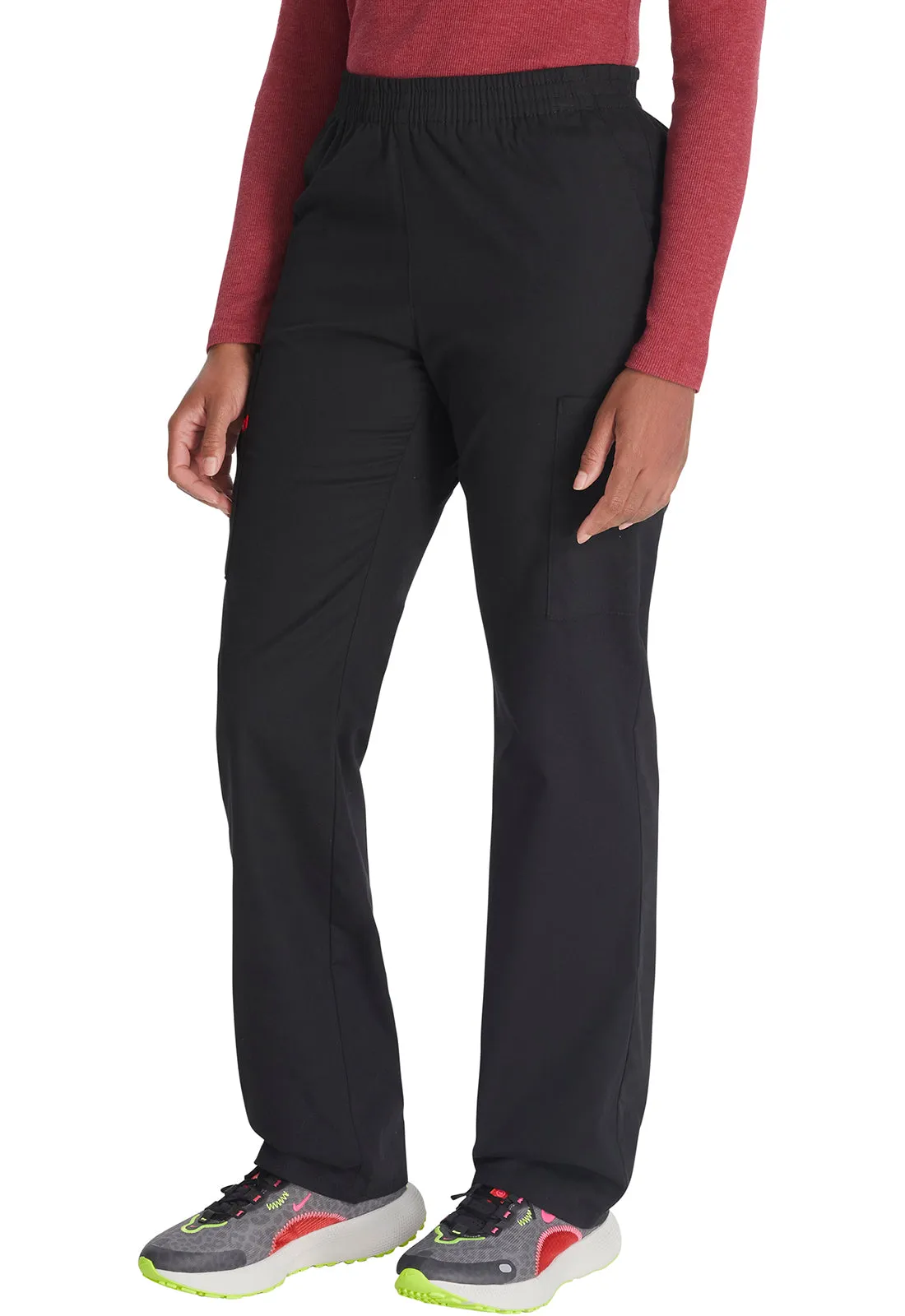 EDS Signature 86106 Natural Rise Tapered Leg Pull-On Pants Black