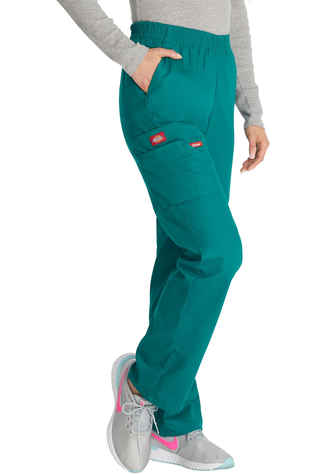 EDS Signature 86106 Natural Rise Tapered Leg Pull-On Pants Hunter Green
