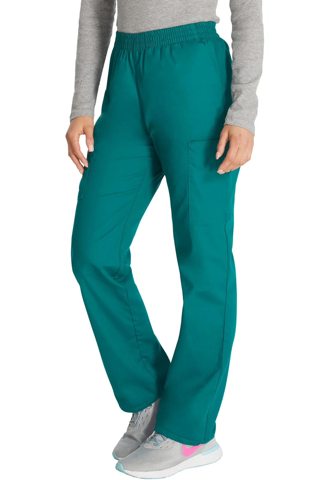 EDS Signature 86106 Natural Rise Tapered Leg Pull-On Pants Hunter Green