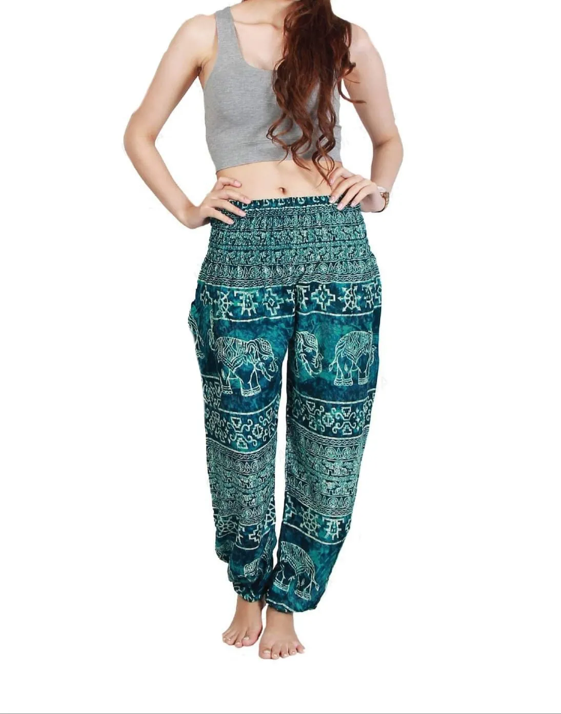 Elephant pants/Harem Pants/Comfy boho Pants/Yoga Pants/Bohemian Clothing/gypsy pants/beach pants/high waist pants/Hippie boho pants