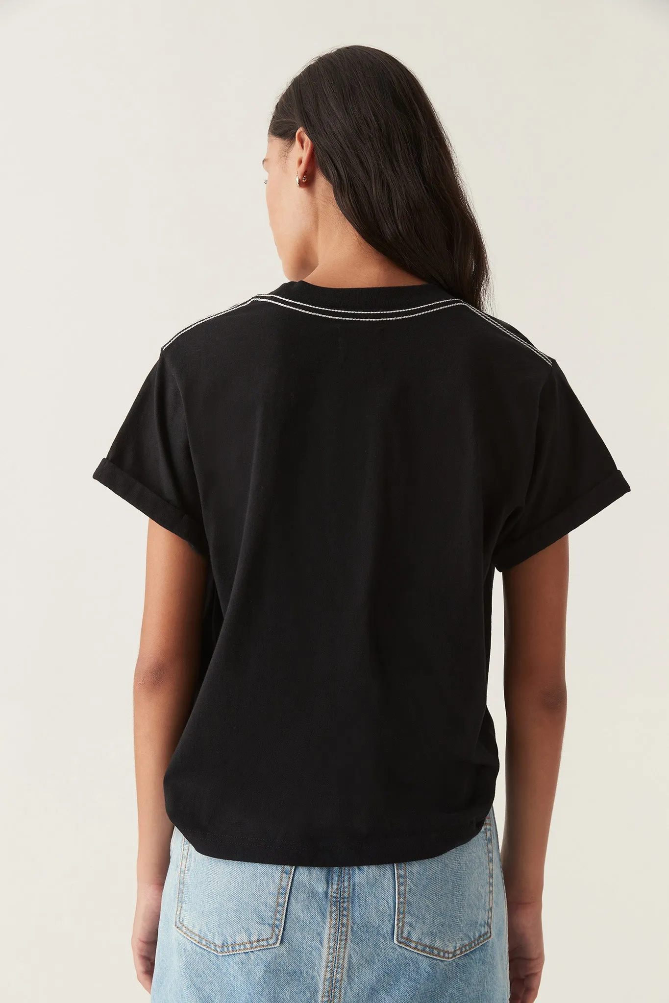 Enya Embellished Slim Tee