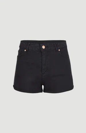 Essential Stretch 5 Pkt Shorts | Black Out