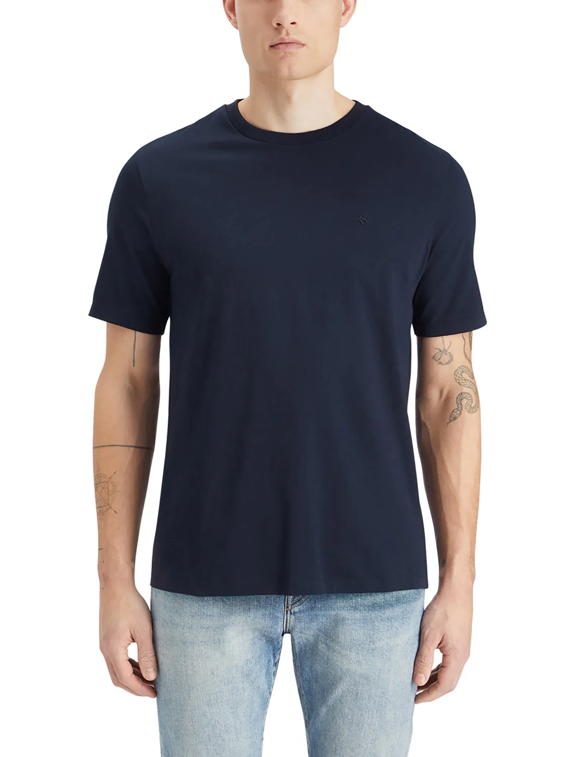 ESSENTIALS - Logo T-Shirt - Navy