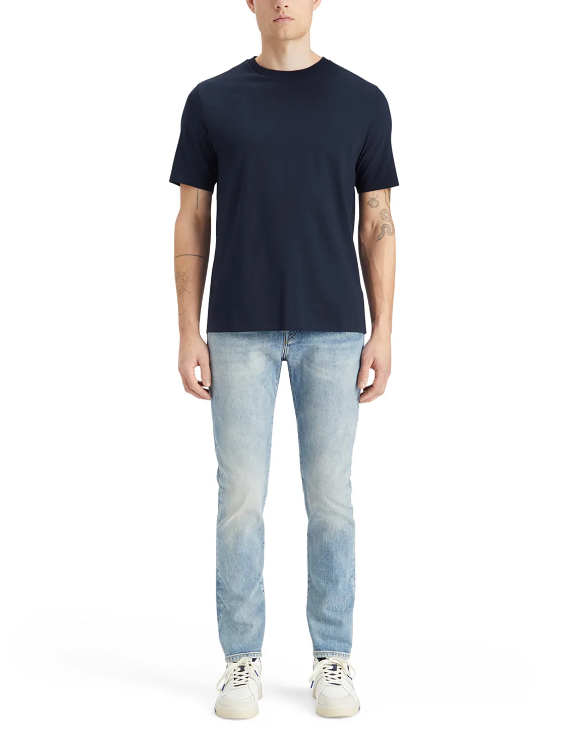 ESSENTIALS - Logo T-Shirt - Navy