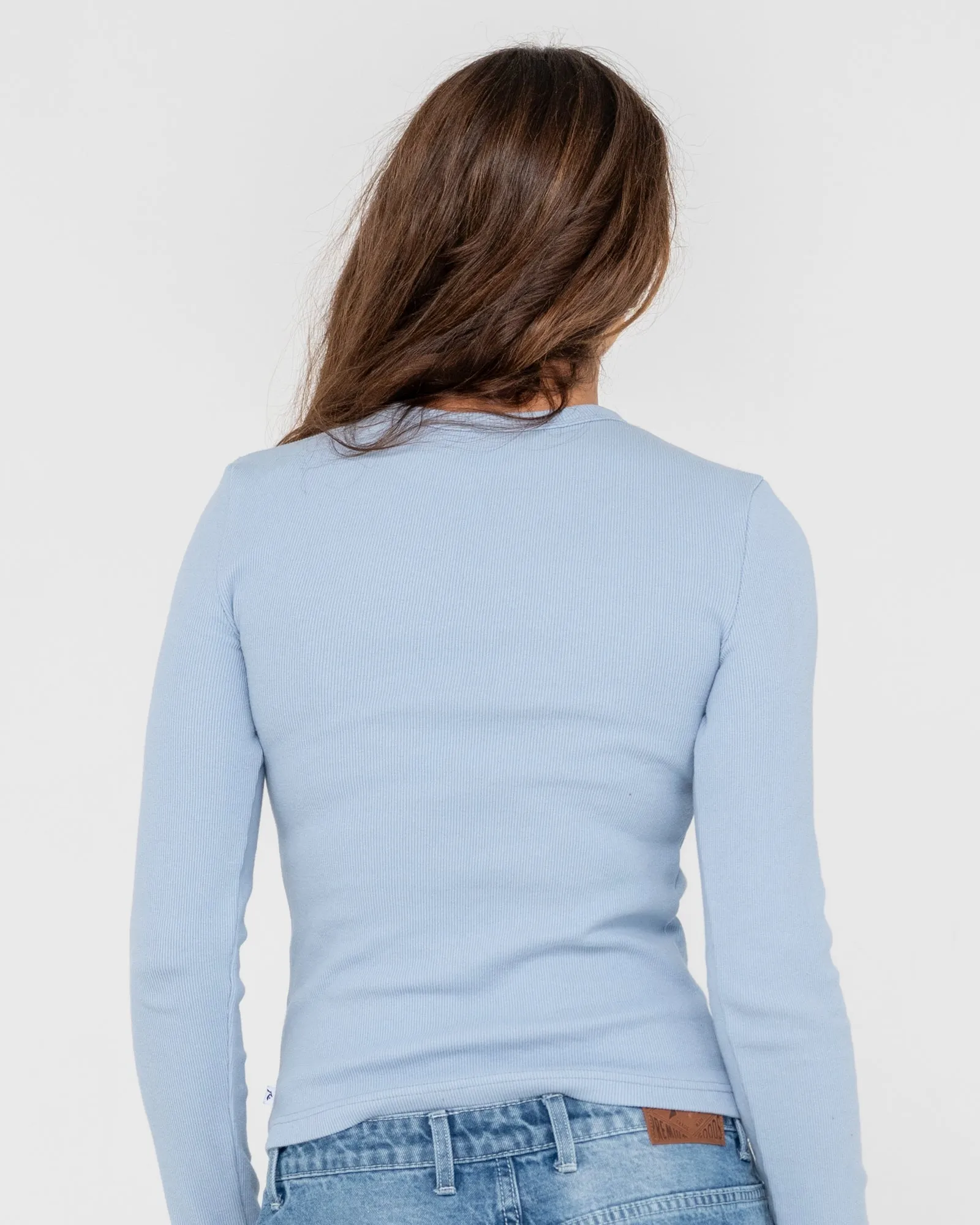 Essentials Ribbed Long Sleeve Tee