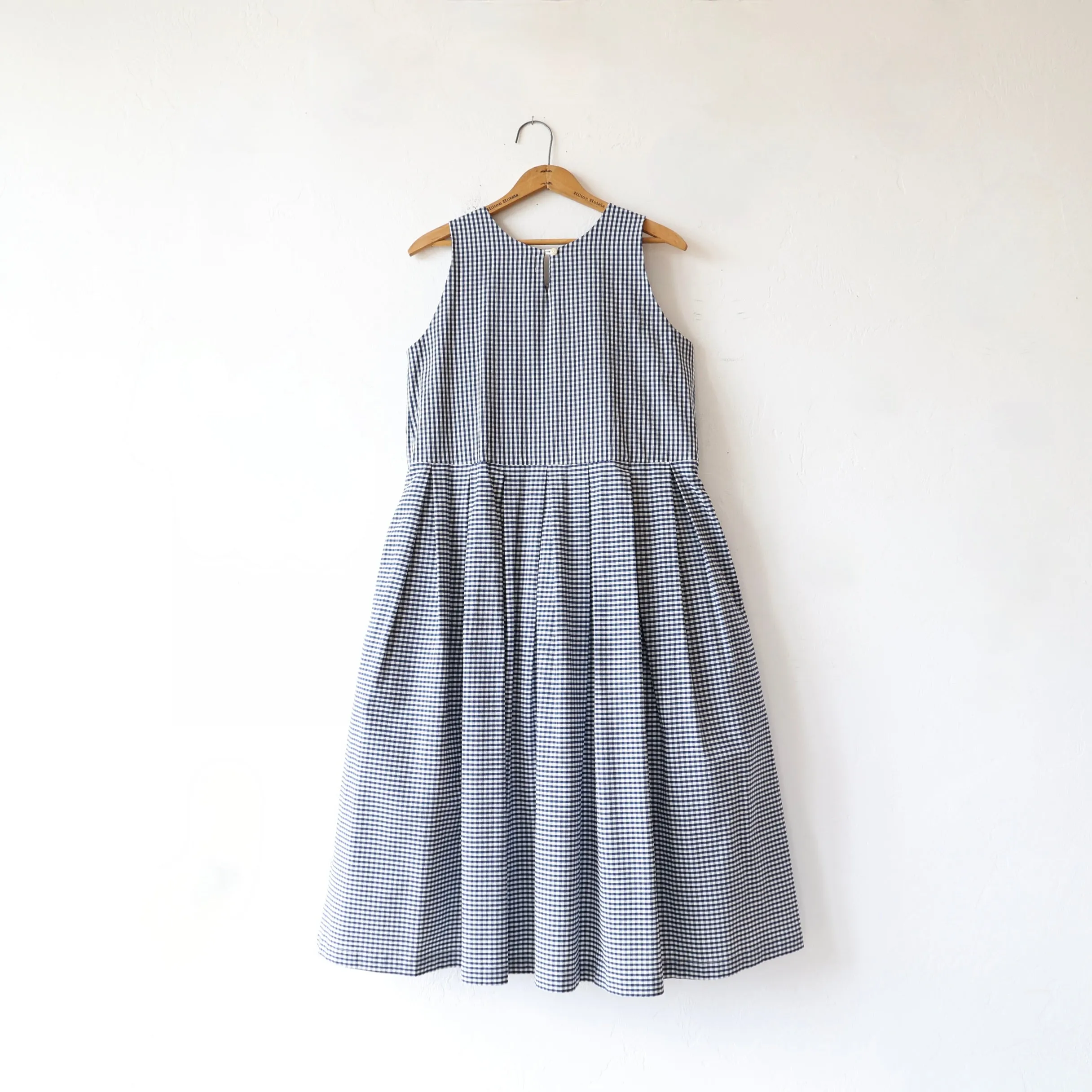 Fabiana Pigna Laurel Dress - Navy Gingham