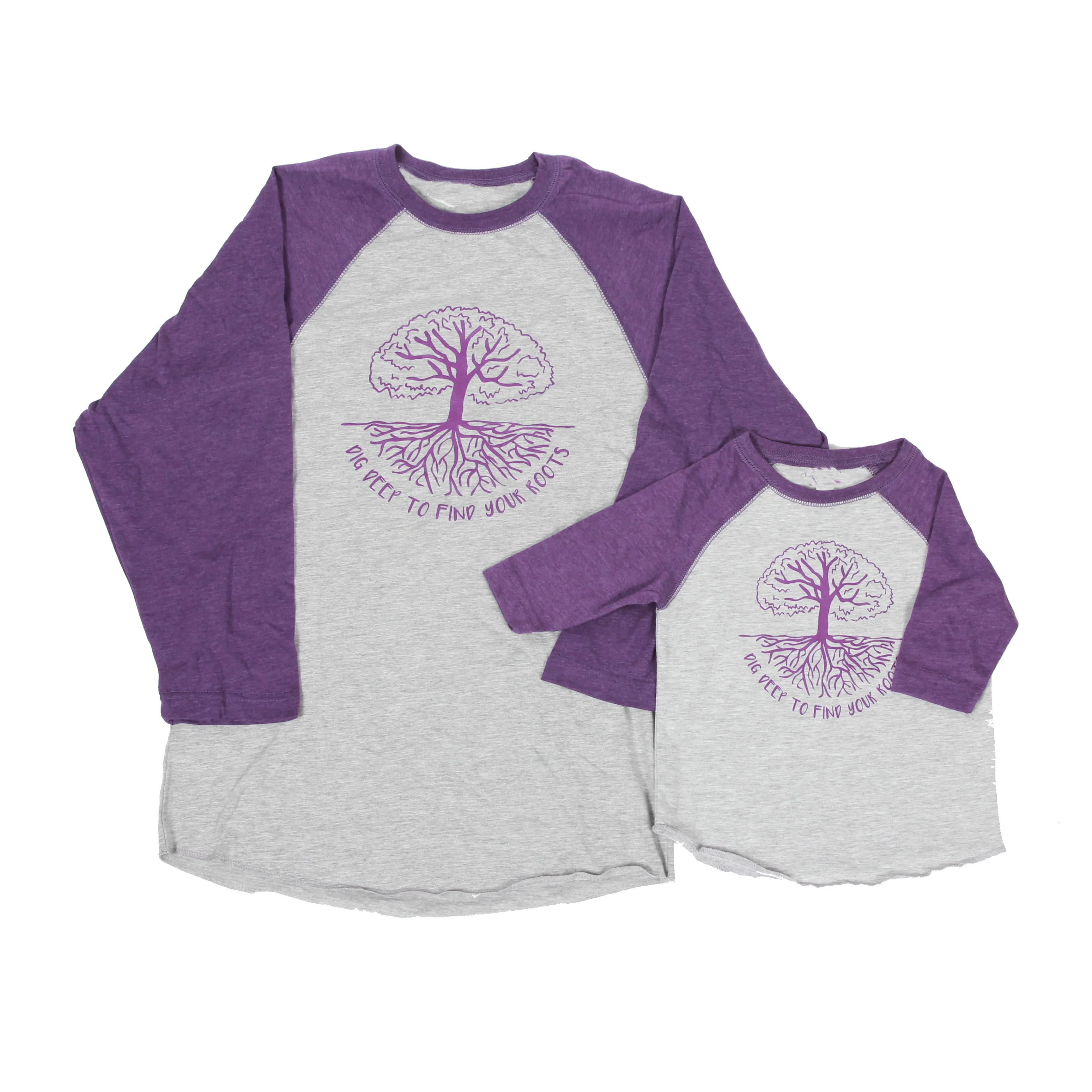 Find Your Roots Adult Unisex Baseball Tee