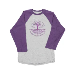 Find Your Roots Adult Unisex Baseball Tee