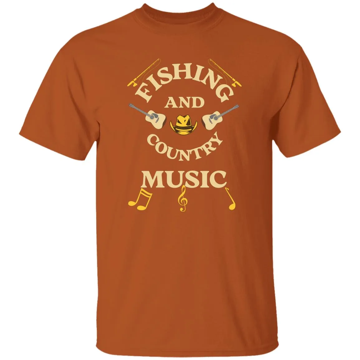 Fishing & Country Music k T-Shirt