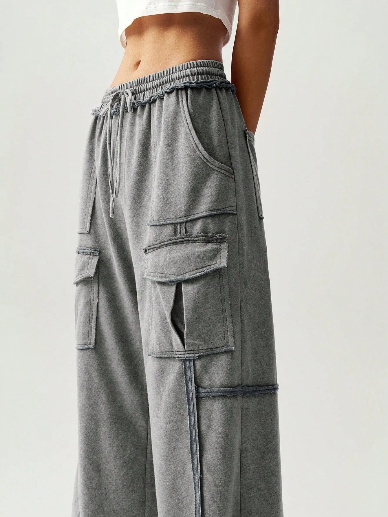 Flowy Knitted Pleated Palazzo Pants – Chic & Comfy Wide-Leg Trousers