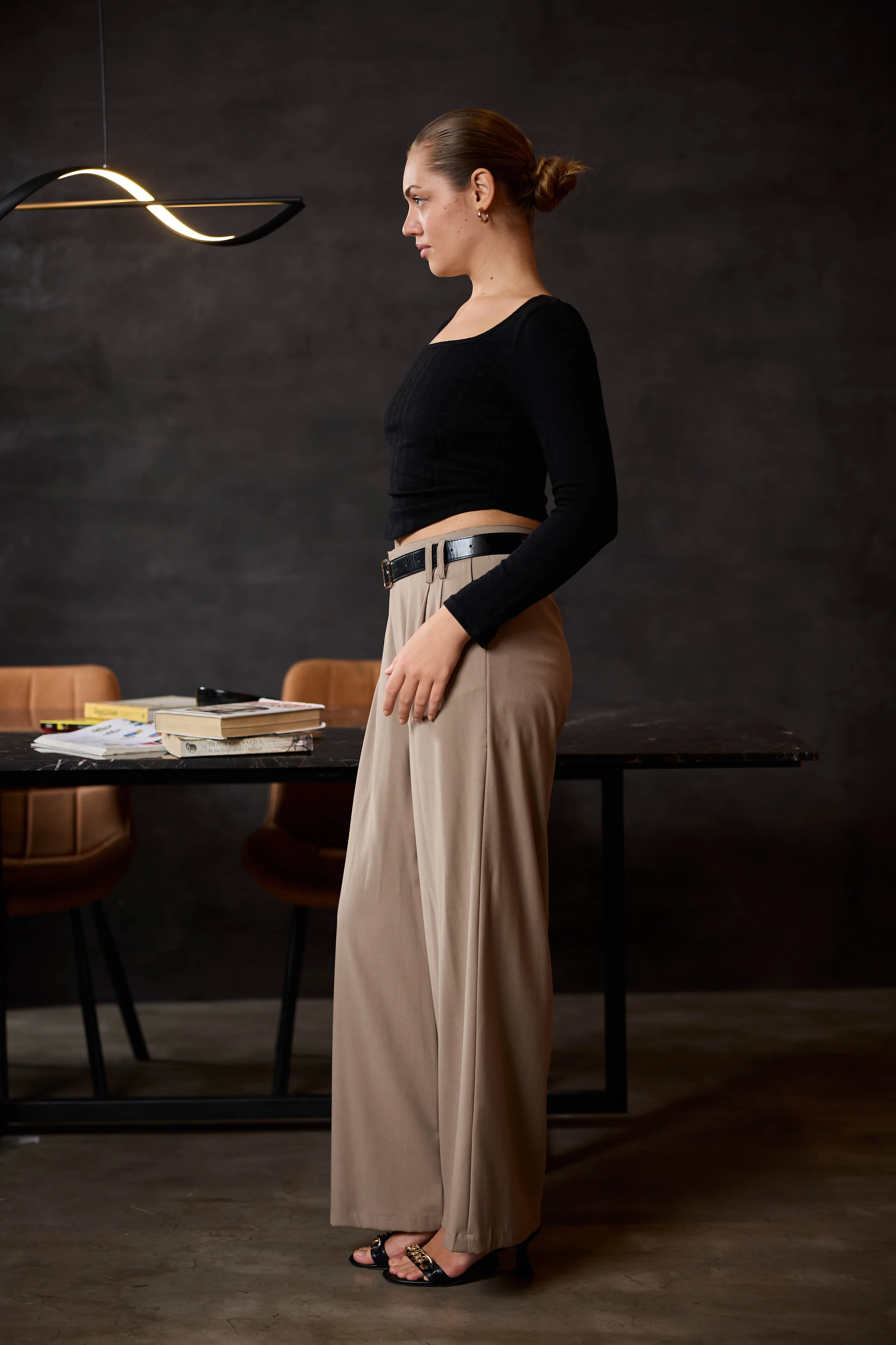 Flowy Tailored Work Wear Trouser