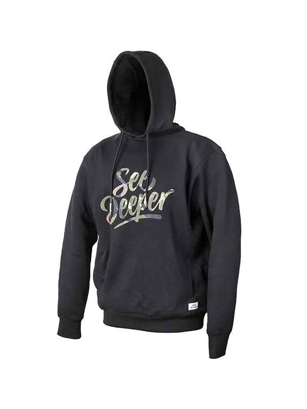 Fortis Eyewear Black Hoodie See Deeper