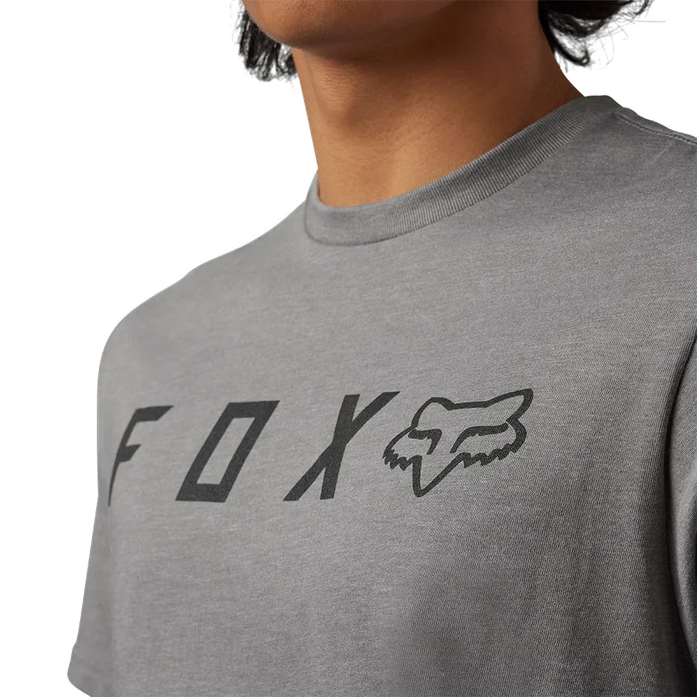 FOX ABSOLUTE SS PREMIUM TEE [HEATHER GRAPHITE]