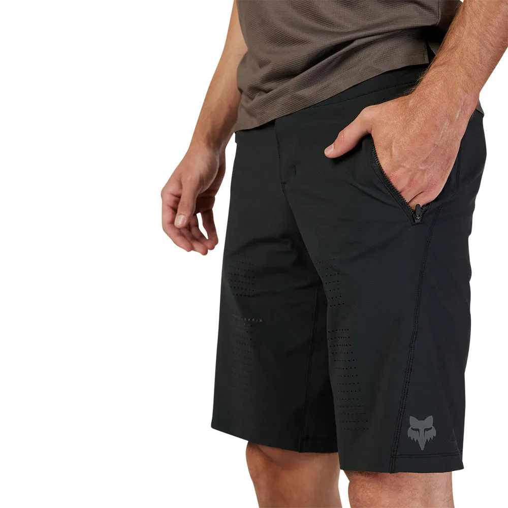 FOX FLEXAIR SHORTS W/LINER [BLACK]