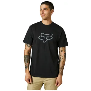 FOX LEGACY FOX HEAD SS TEE [BLACK/BLACK]