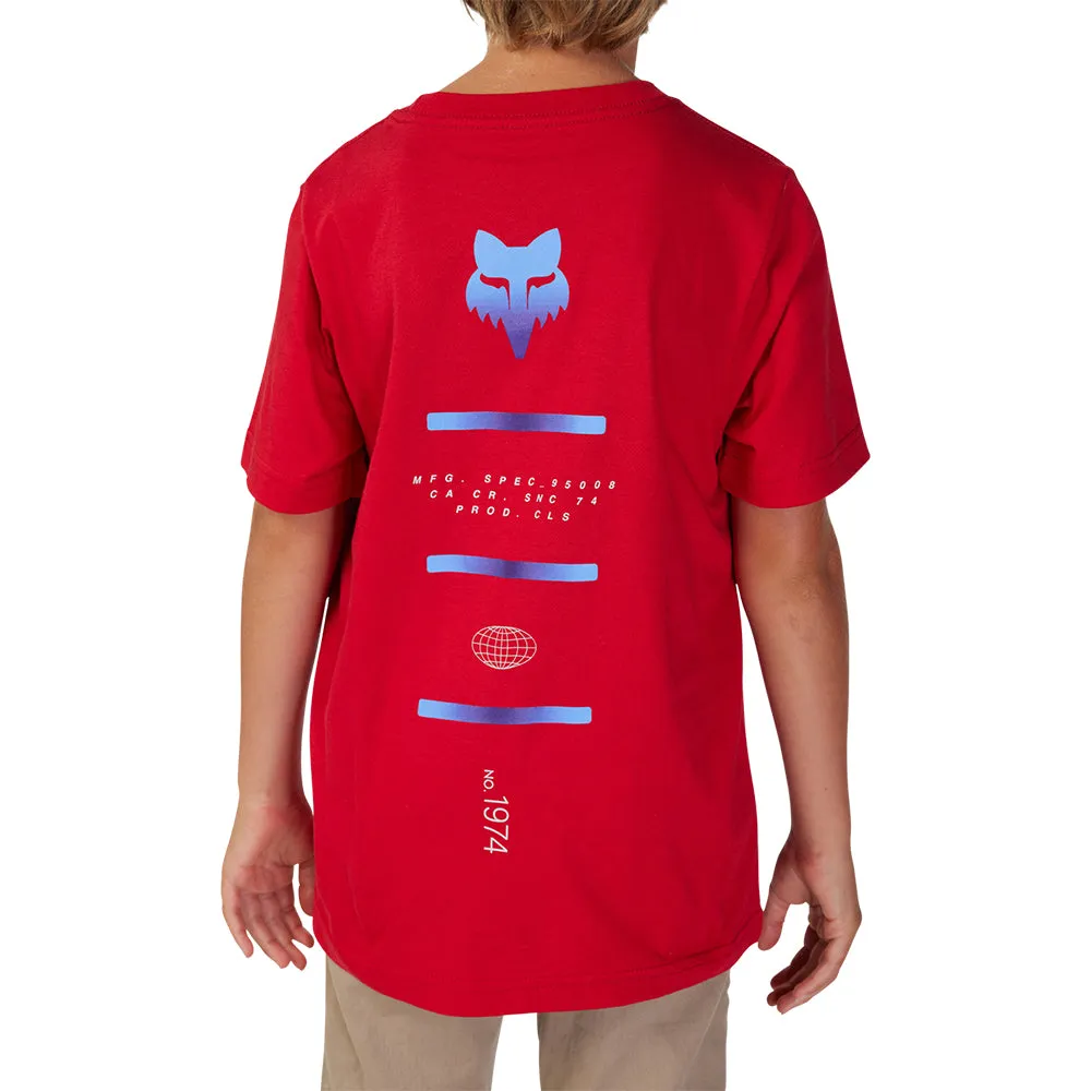FOX YOUTH MAGNETIC SS TEE [FLAME RED]