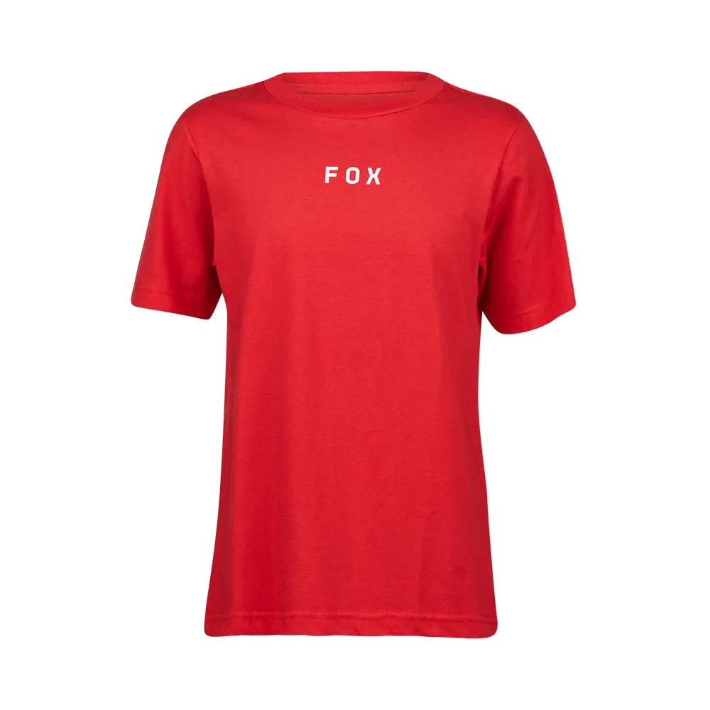 FOX YOUTH MAGNETIC SS TEE [FLAME RED]