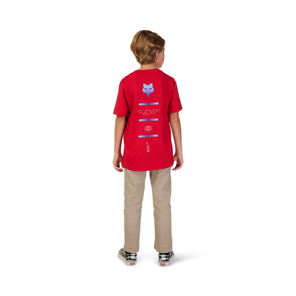 FOX YOUTH MAGNETIC SS TEE [FLAME RED]