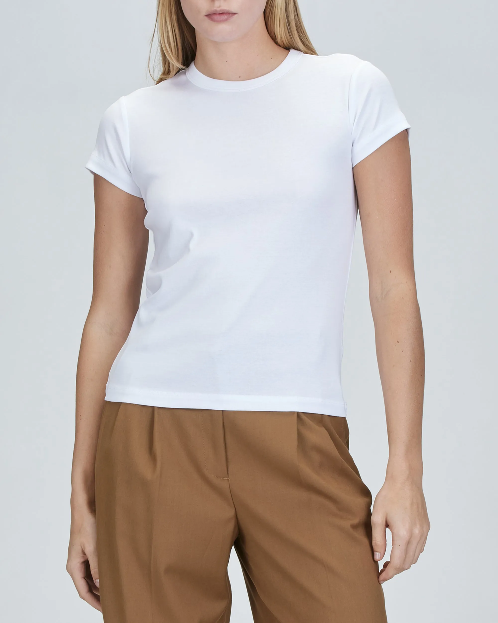 Frances Slim Fit Crew Neck T-Shirt