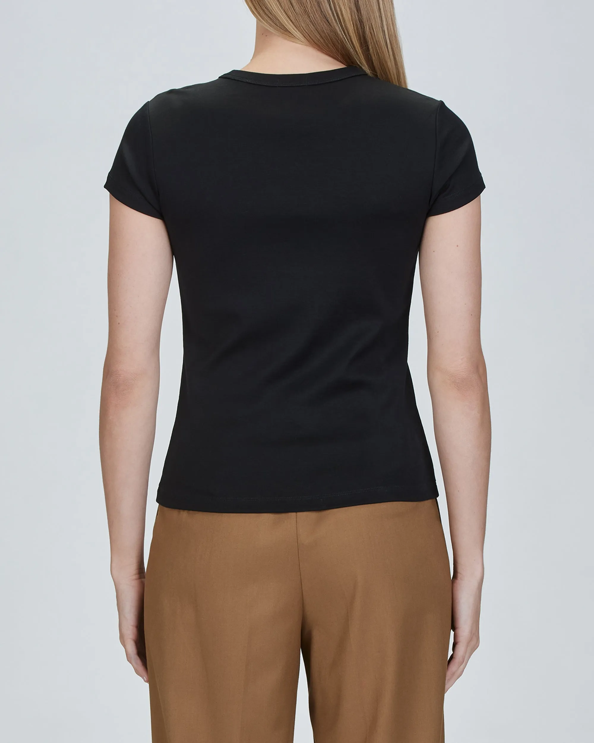Frances Slim Fit Crew Neck T-Shirt