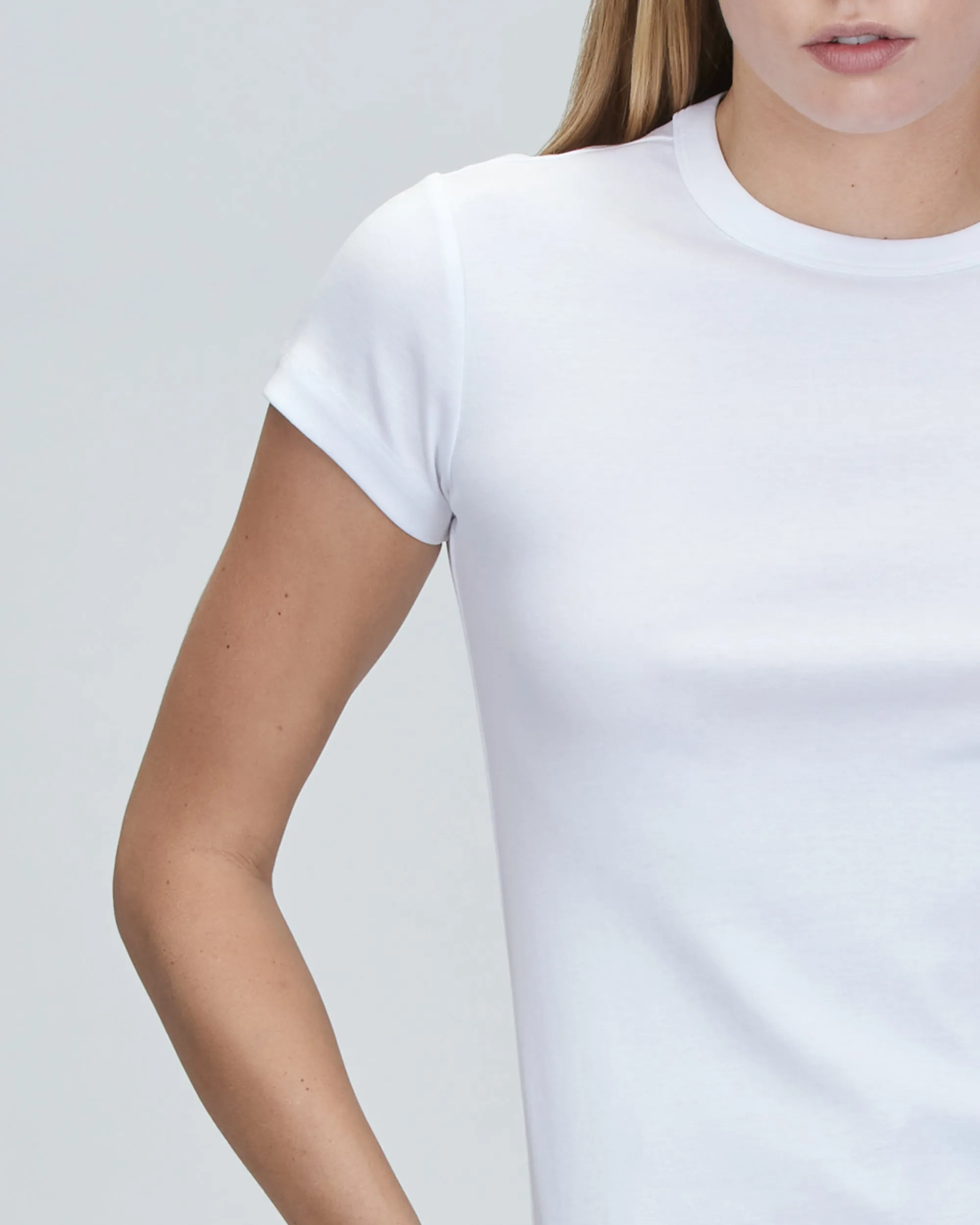 Frances Slim Fit Crew Neck T-Shirt