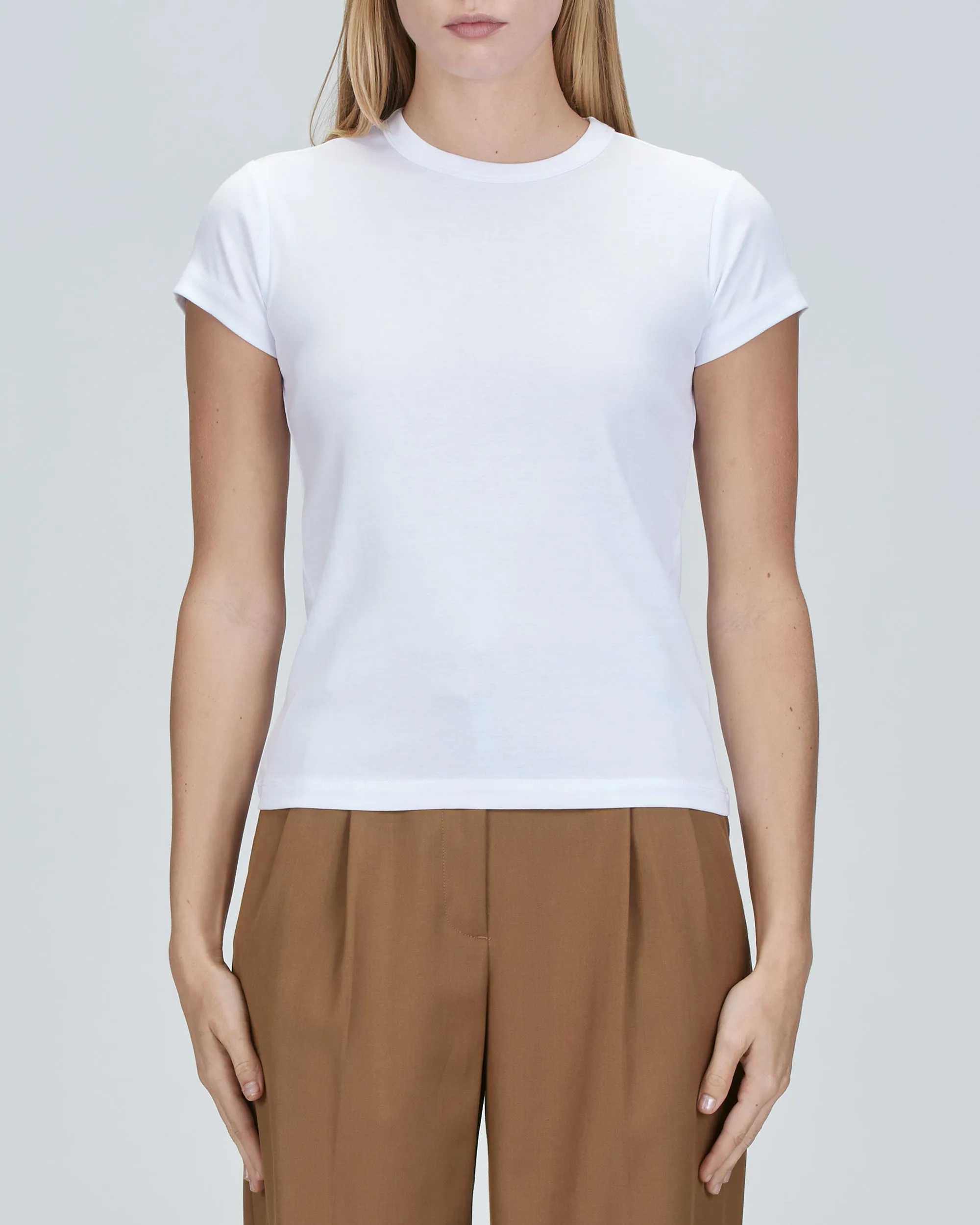 Frances Slim Fit Crew Neck T-Shirt