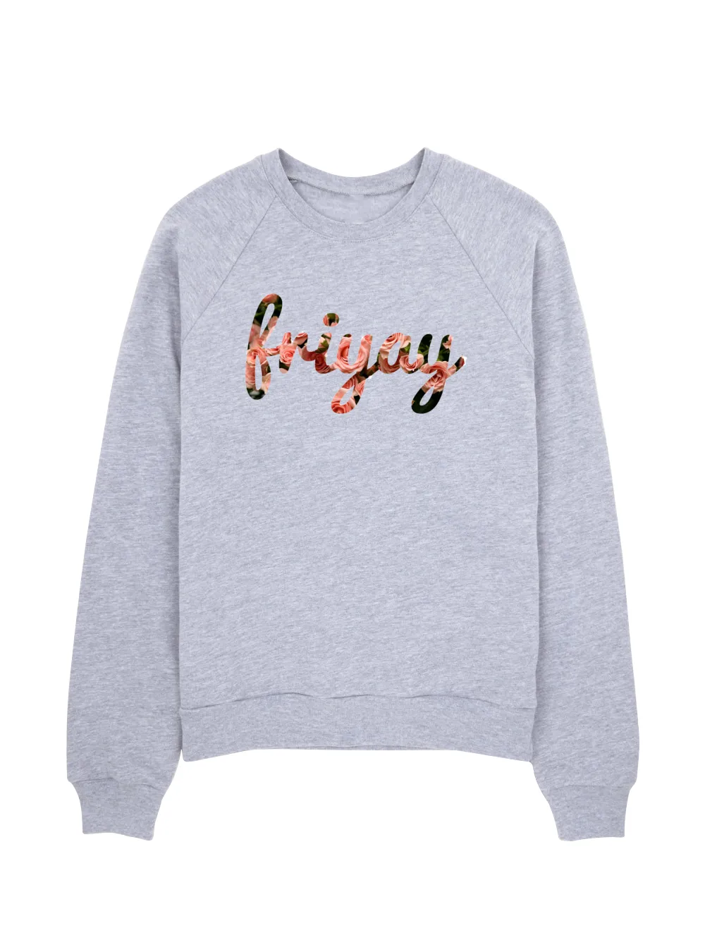 Friyay Sweater | Women's Heather Grey Sweatshirt
