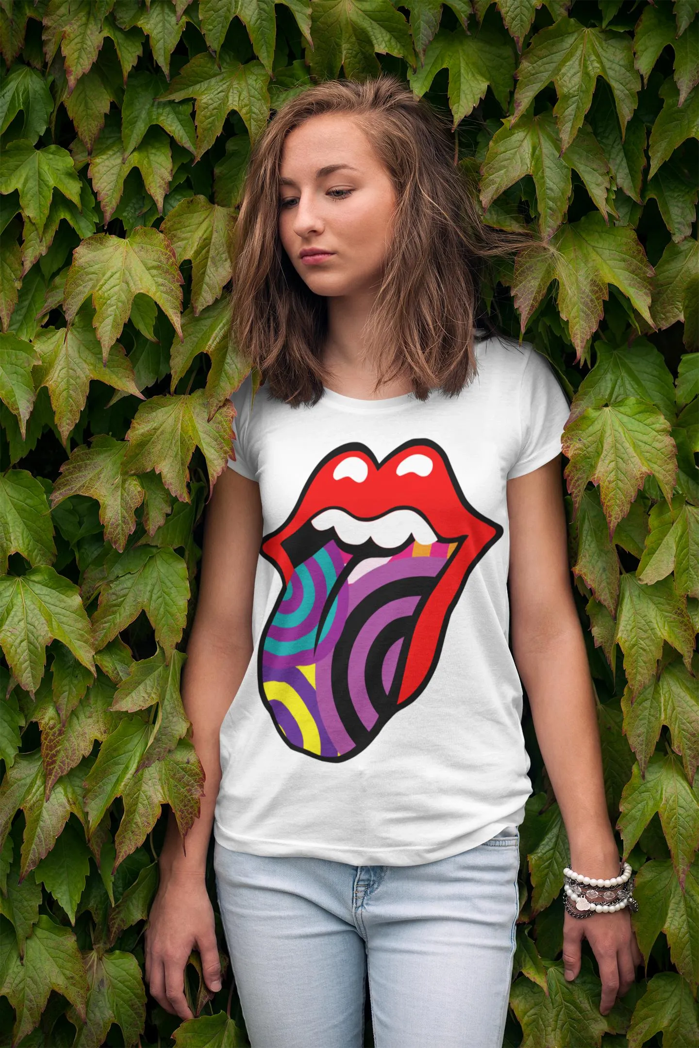 Funhouse Swirl Bouche Tee