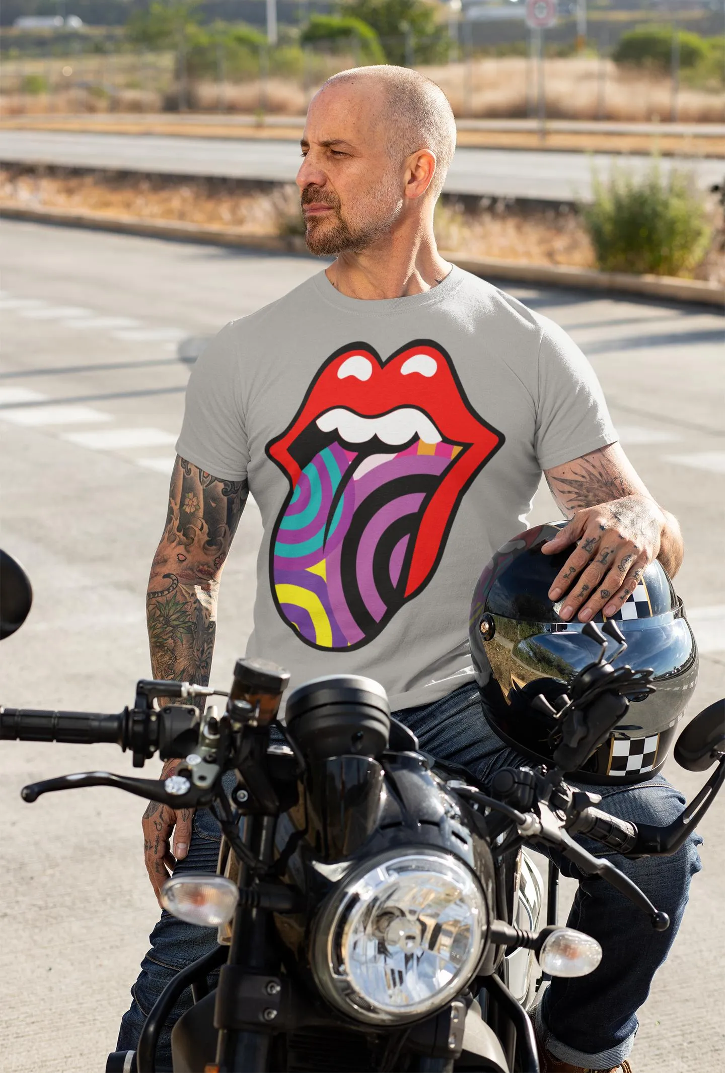 Funhouse Swirl Bouche Tee