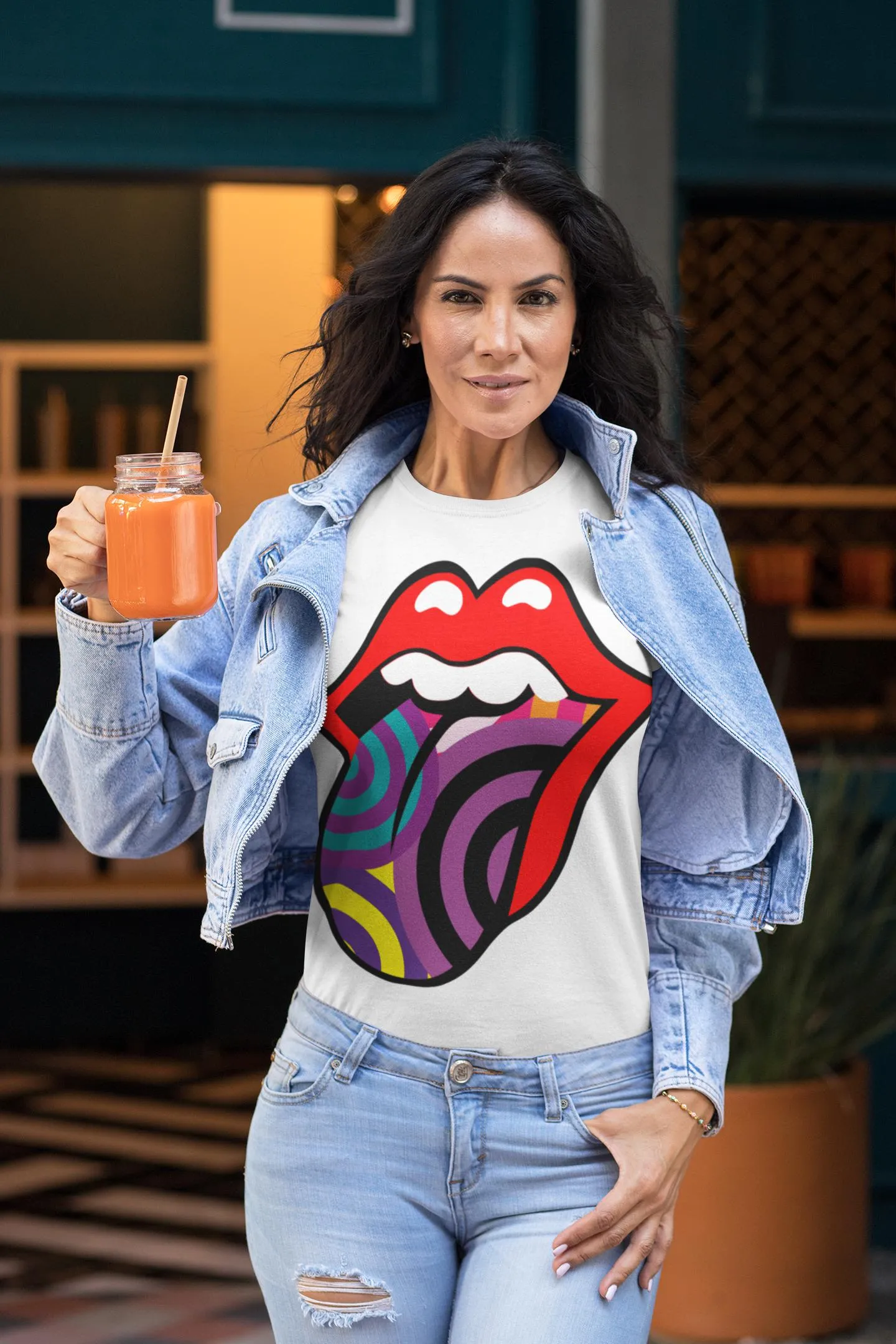 Funhouse Swirl Bouche Tee