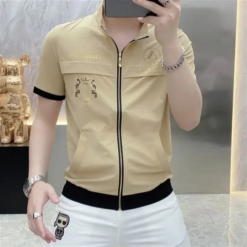 FusionWear Herren Standkragen-Shirt