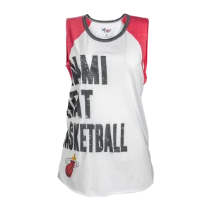 GIII Miami HEAT Ladies Bleacher Tank