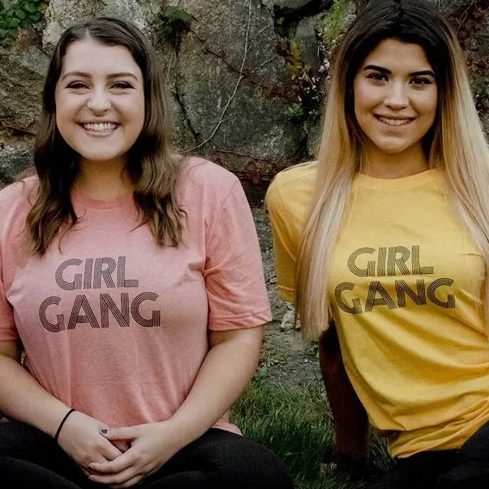 Girl Gang, Retro Font - Retro Fitted Ringer