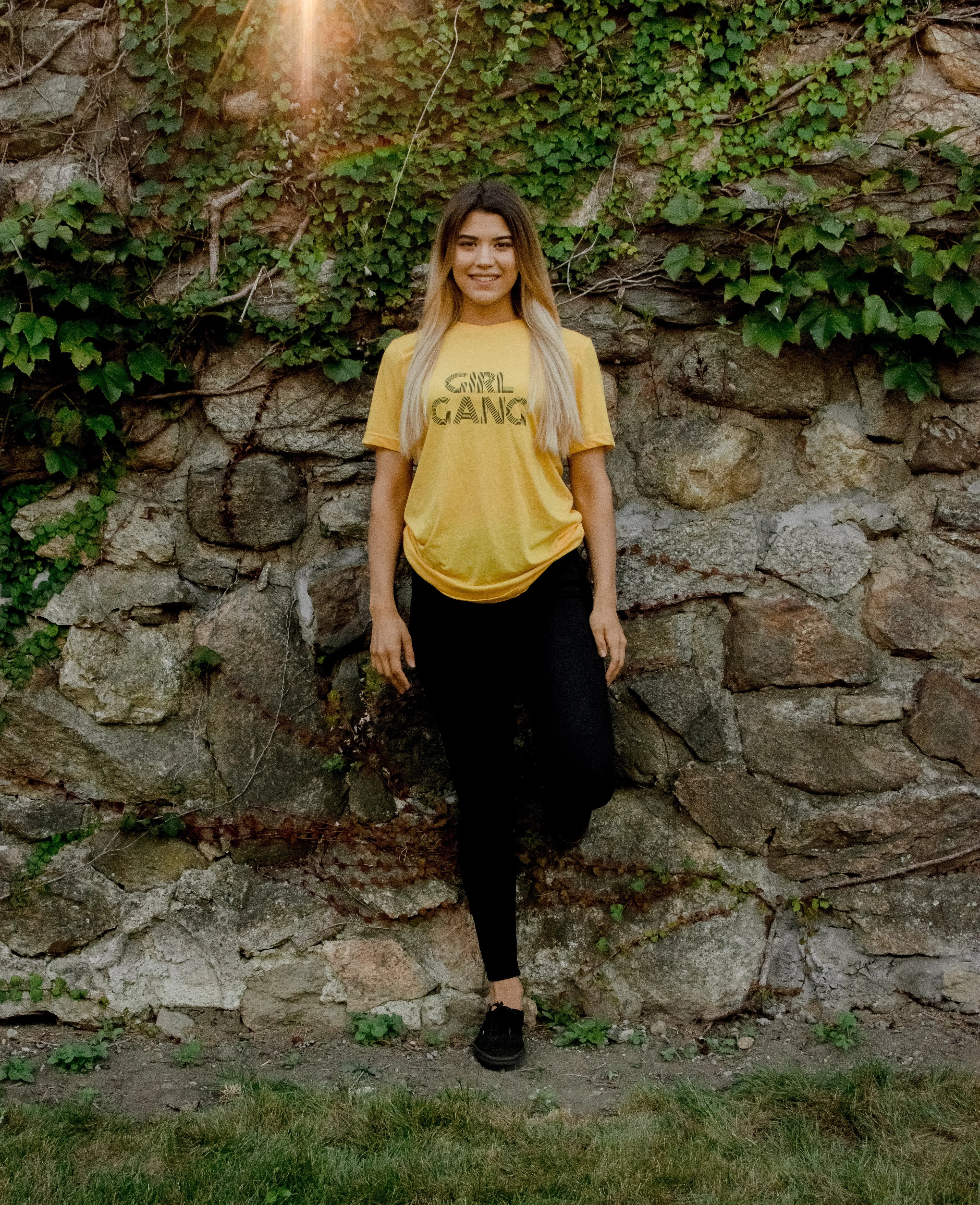 Girl Gang, Retro Font - Retro Fitted Ringer
