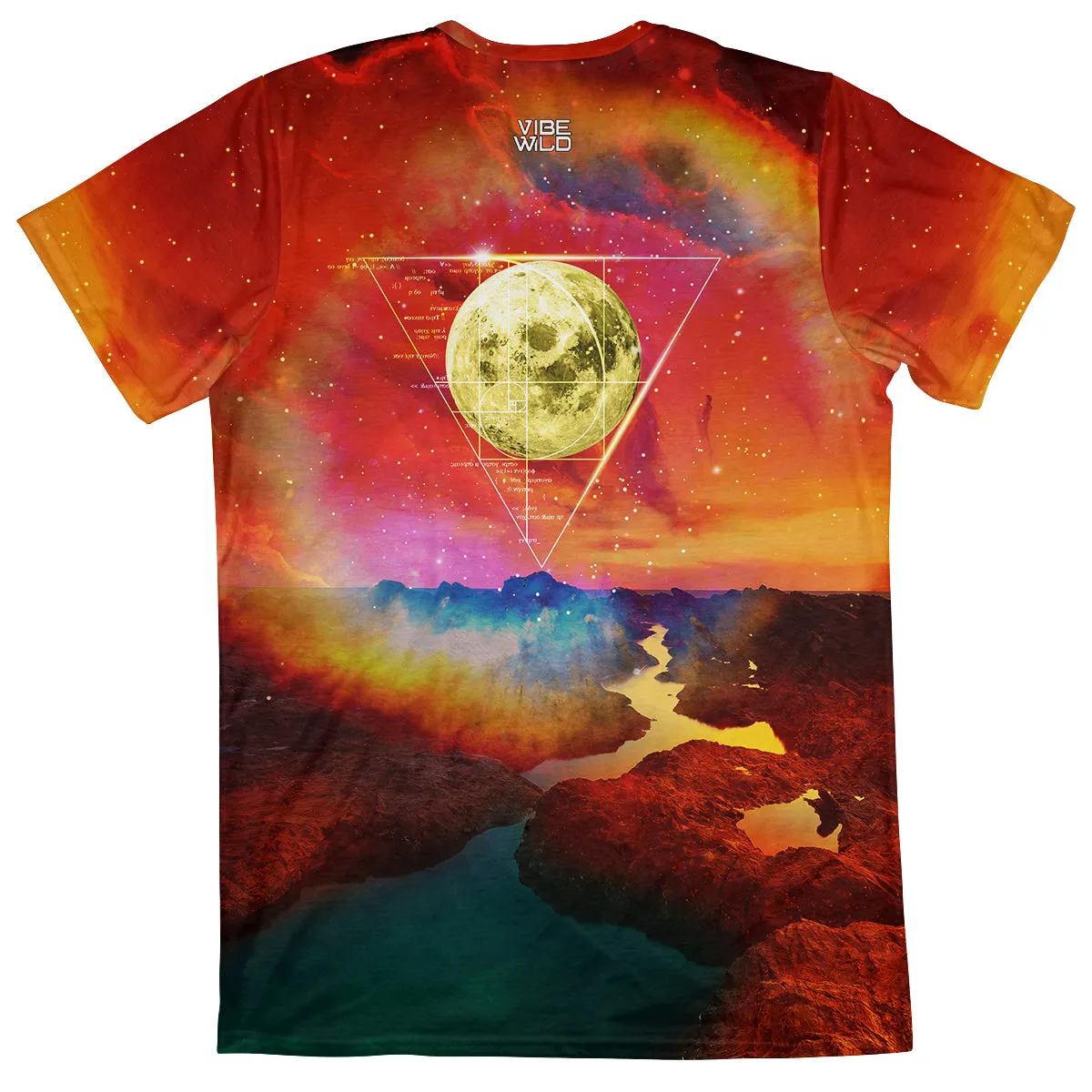 Golden Ratio Moon Men's Tee