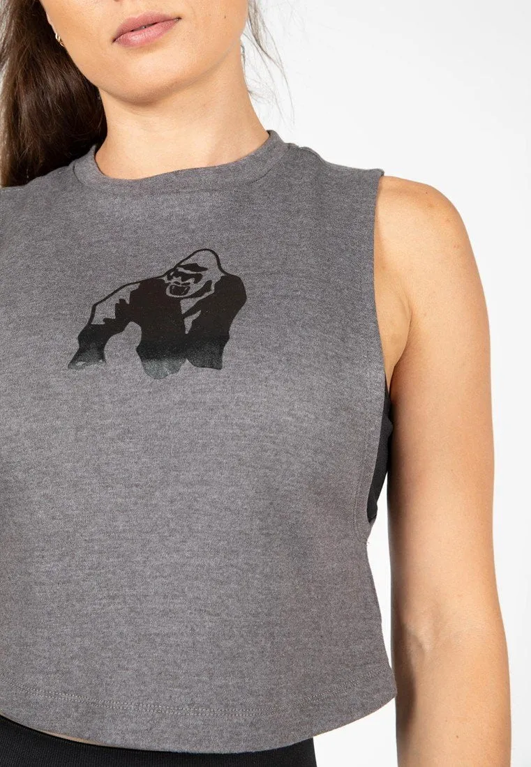 Gorilla Wear Addison Drop Armhole Tank Top Grey